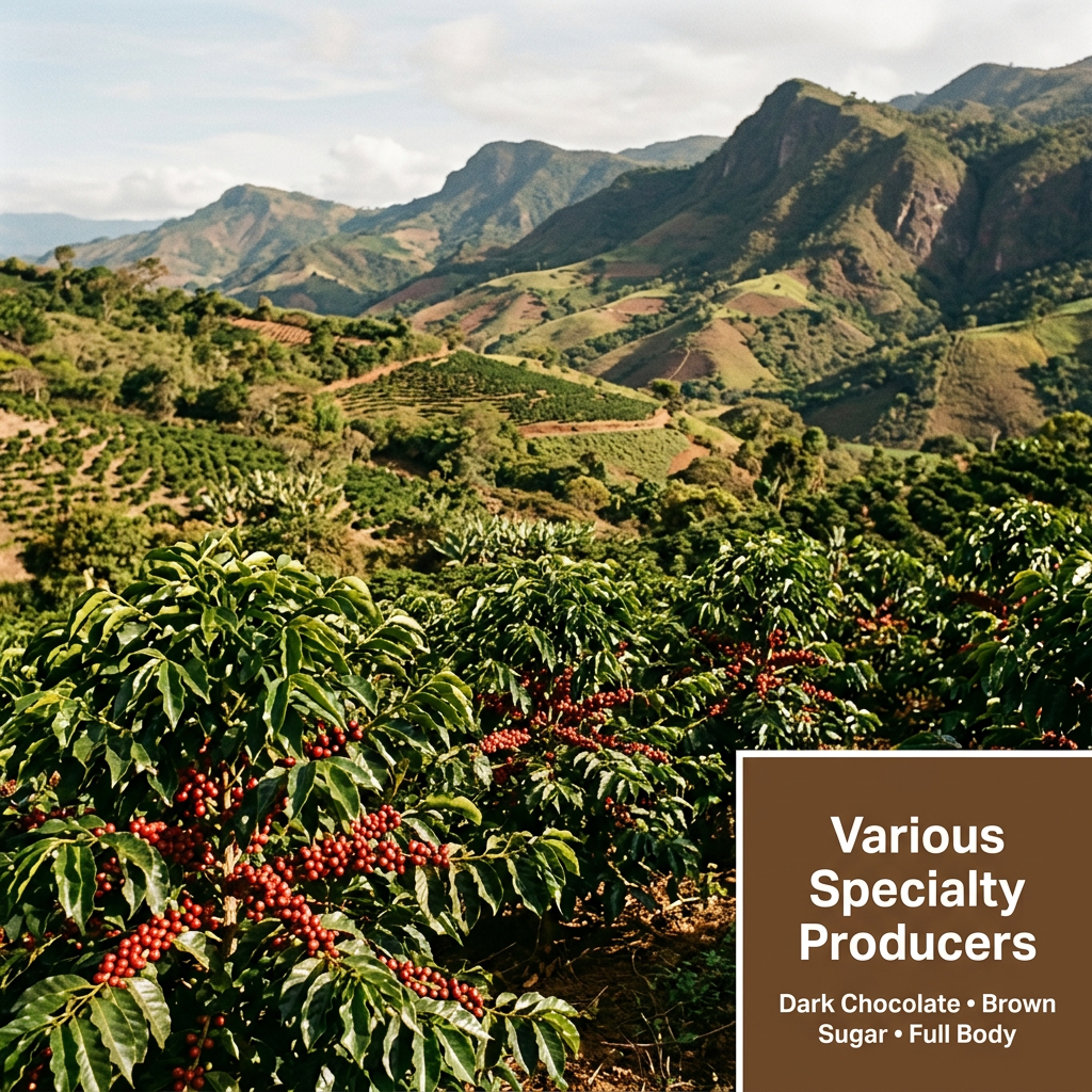 Cowboy Blend multi-origin landscape and tasting notes